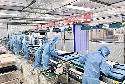 Nhà máy Ansen Electronics Việt Nam rộn ràng sản xuất đơn hàng sau Tết Nguyên đán